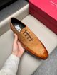 Ferragamo Man Brown Calfskin Business Leather Shoes 042898 (7)_th.jpg